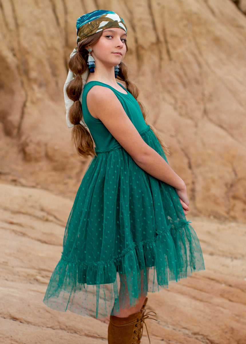 Image of Leila Dress in Teal