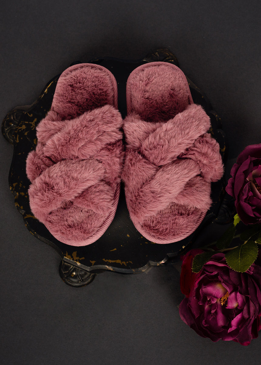 Image of Taisha Slippers in Plum