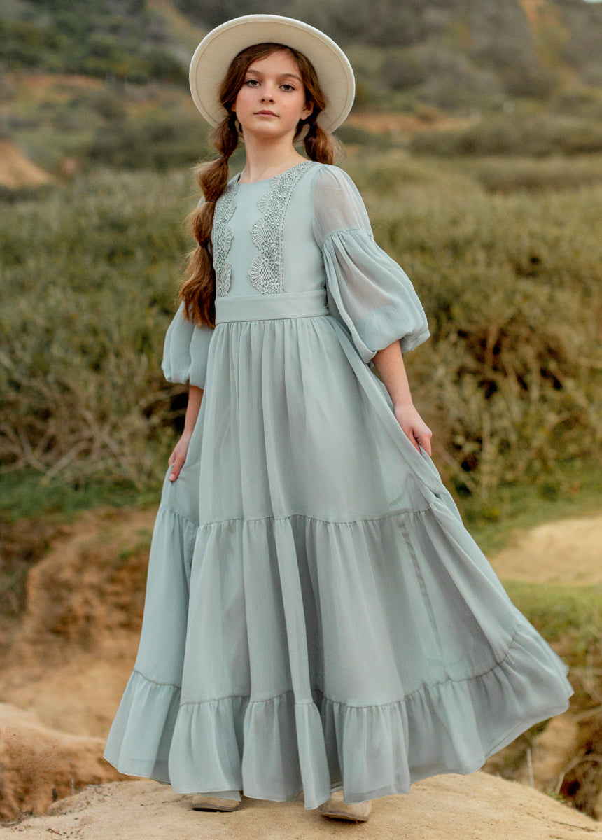 Image of Ellen Dress in Sea Mist