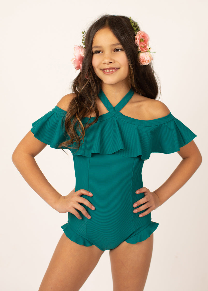 Image of Abriella Swimsuit in Teal