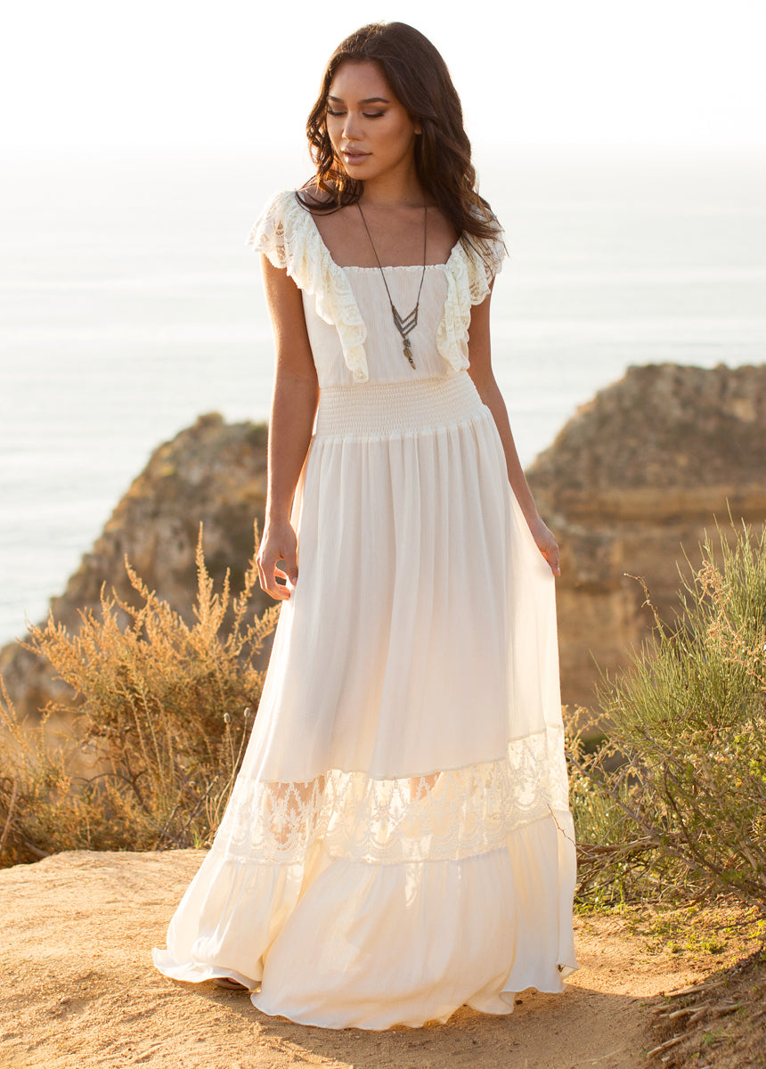 Image of Dawn Dress in Cream