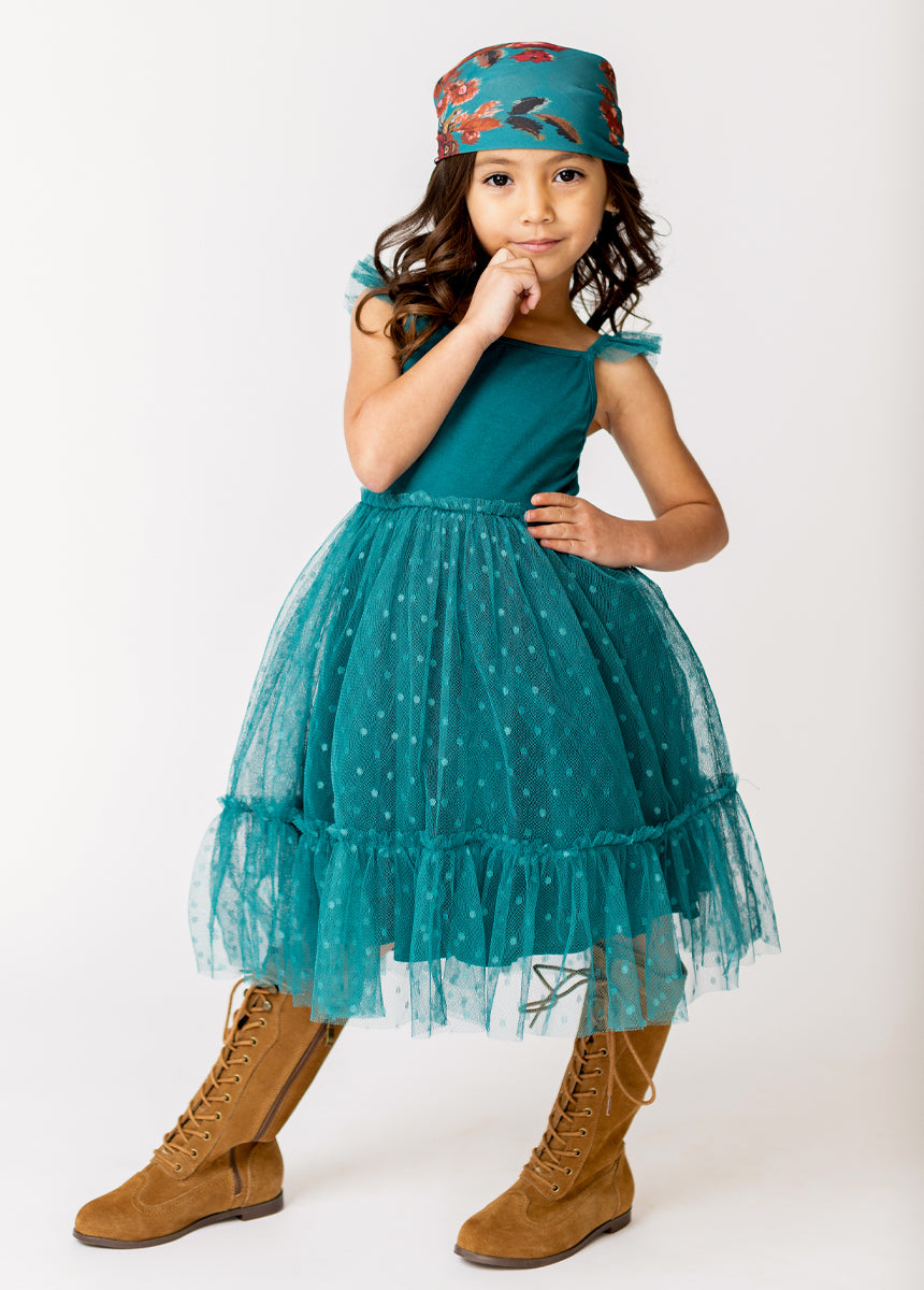 Image of Leigh Dress in Teal