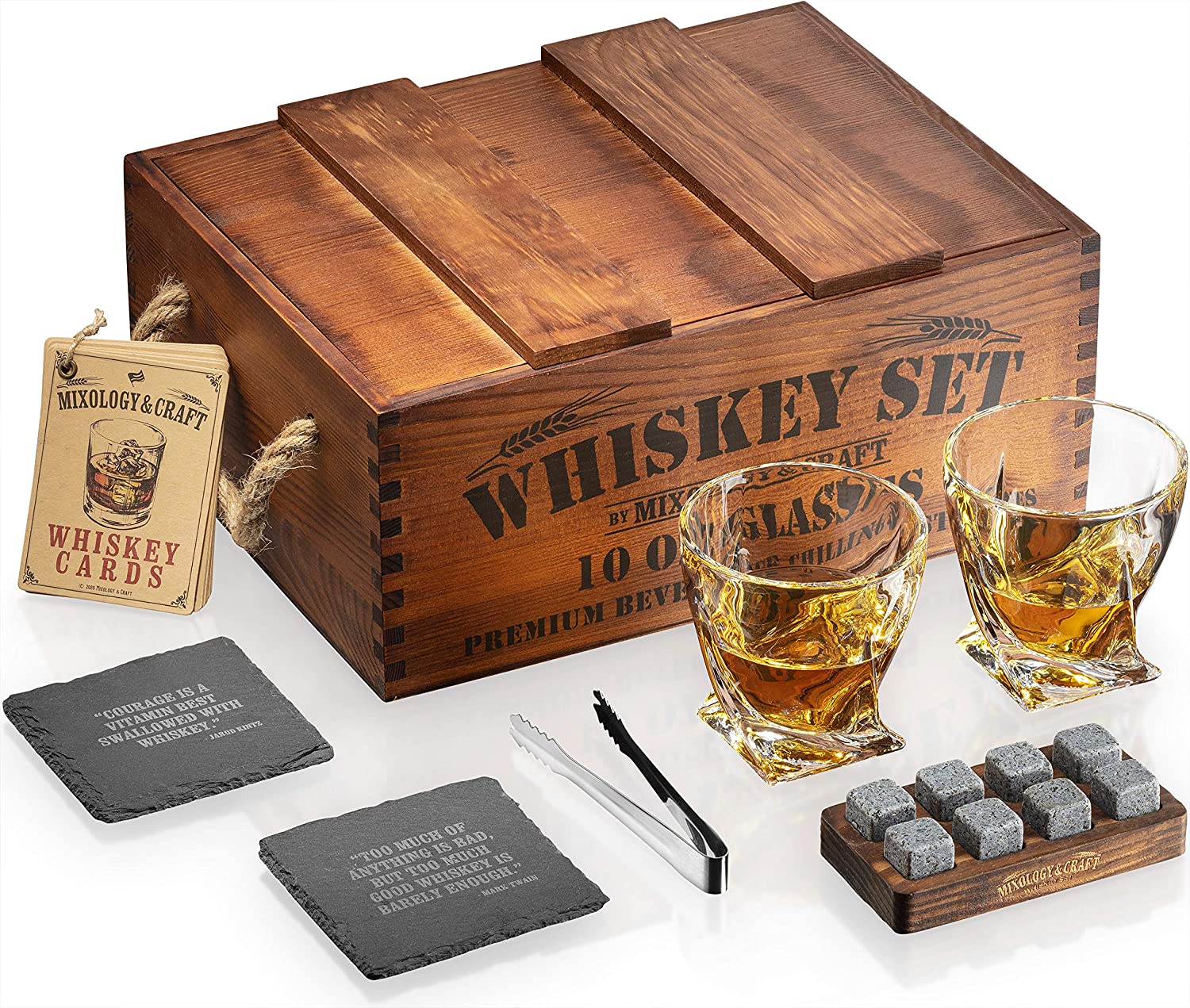 branded whiskey stones