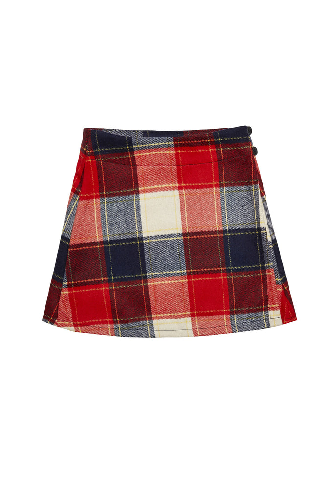 Tartan wrap skirt