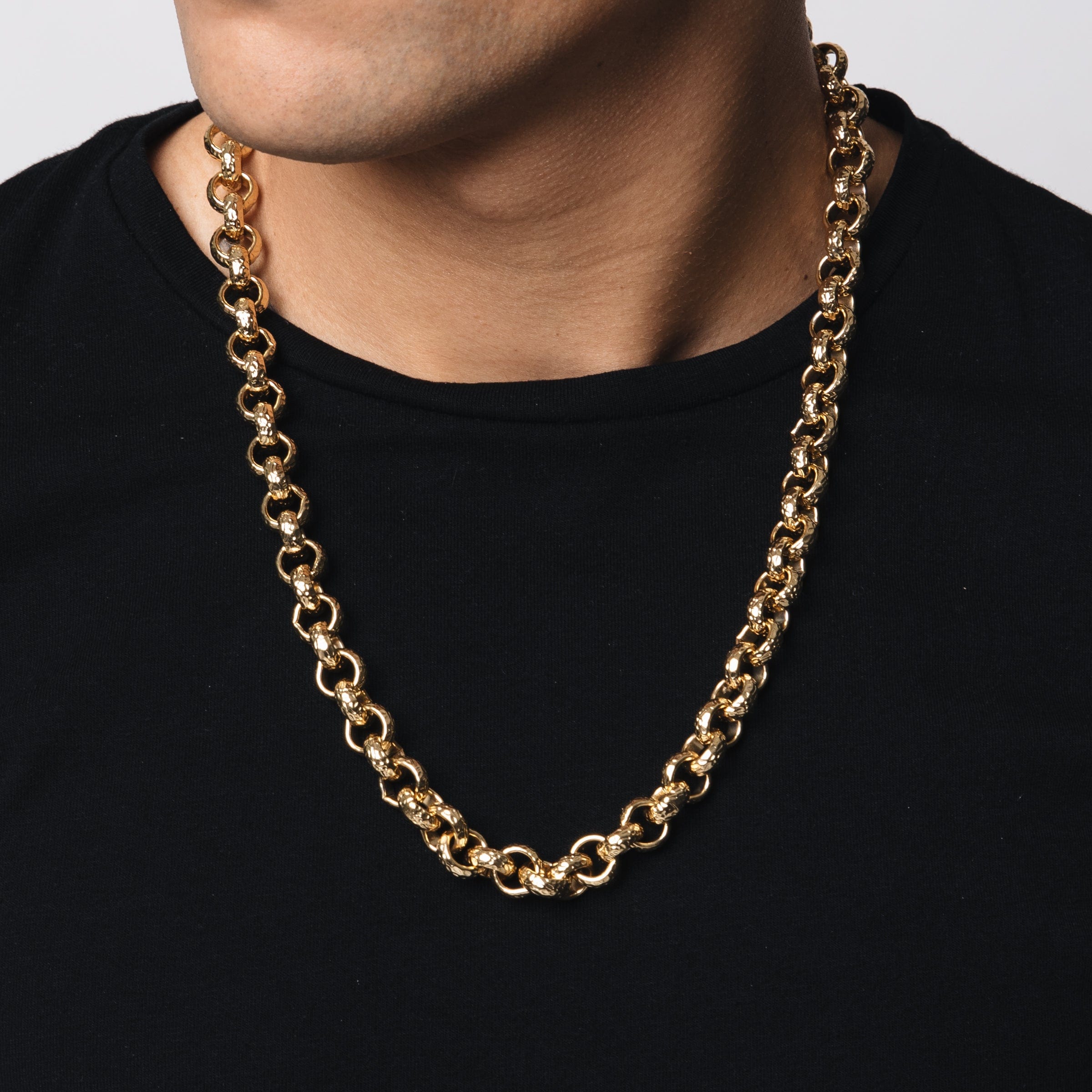 18k belcher chain