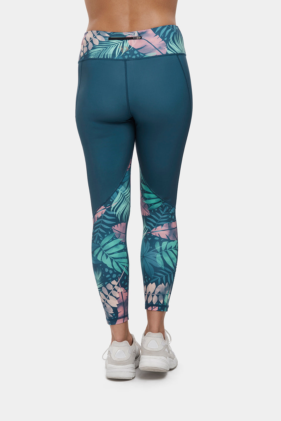 High Rise Laser 7/8 Navy Leggings, Perky Peach