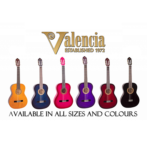 valencia established 1972 guitar