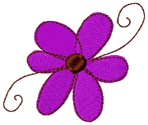 Embroidery Scissors – Floral – Purple Moose Designs