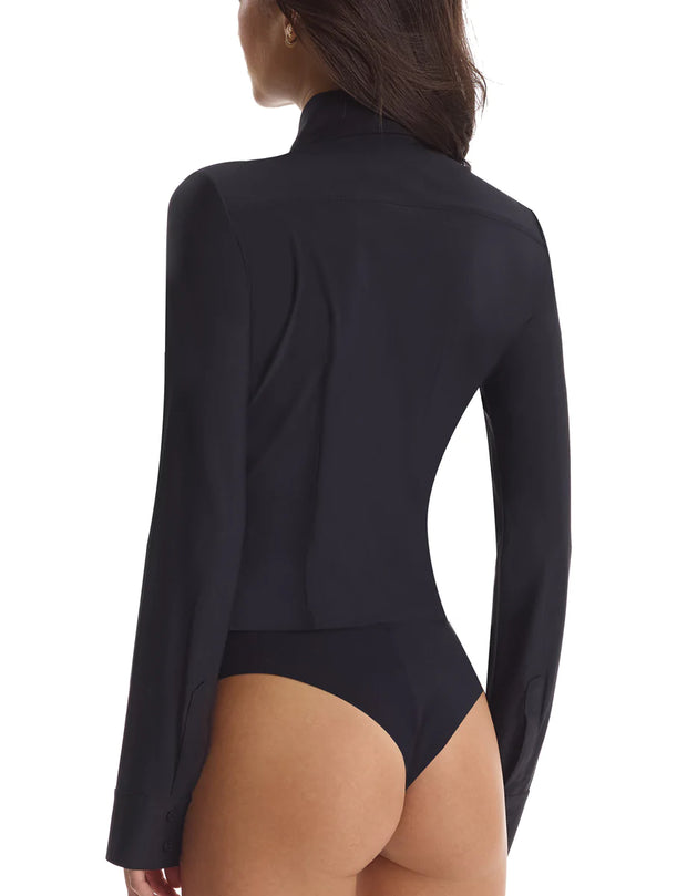 Commando Matte Metallic Turtleneck Bodysuit - EHT404 