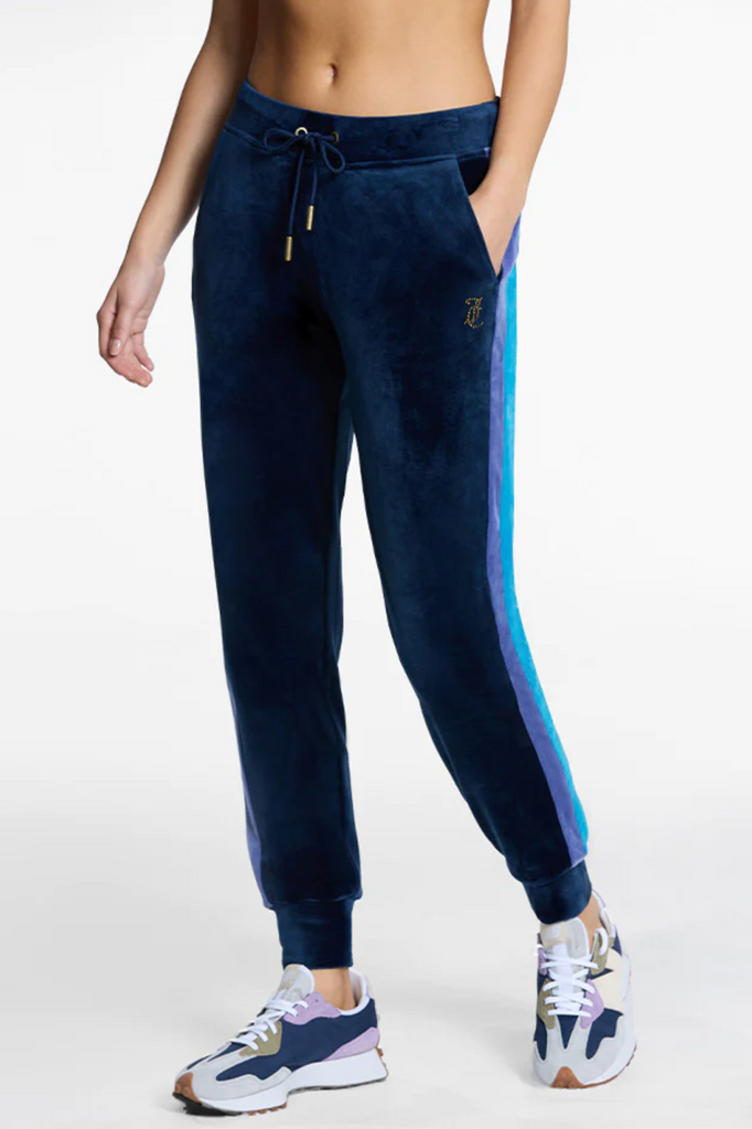 JUICY COUTURE OG Bling Womens Track Pants - NAVY