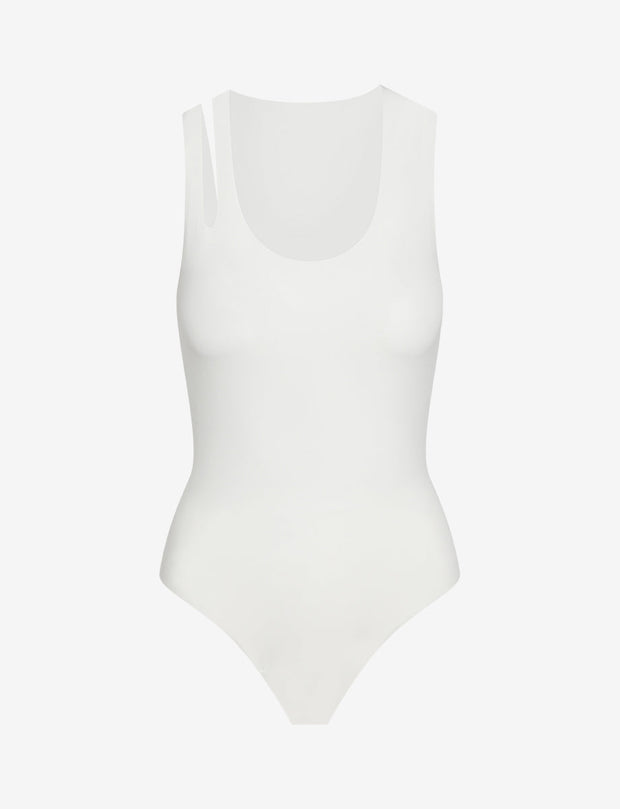 Commando Neoprene Sleeveless Zip-Front Bodysuit - Clothing from