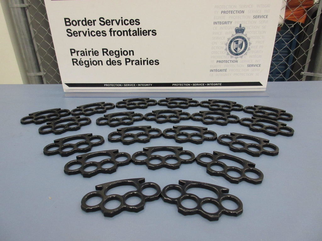 Brass Knuckles Seized at Border Canada