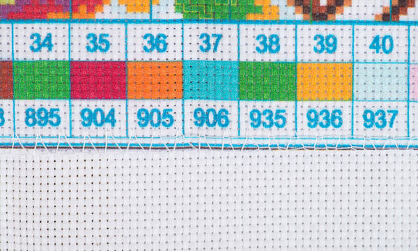 color chart cross stitch embroidery