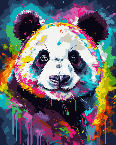 Petit Panda fait de la peinture: septembre 2017