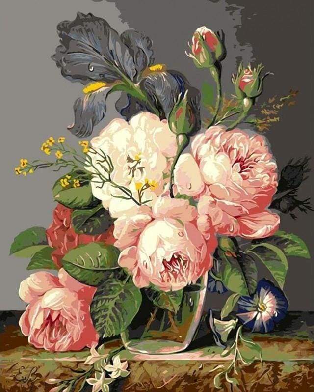 Peinture par numéros - Bouquet Fleurs Sauvages – Figured'Art