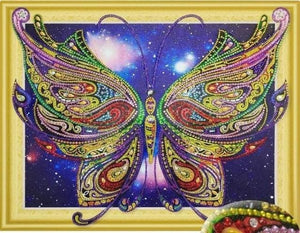 Kit de peinture colorée de papillons Diamond dessiner Diamond