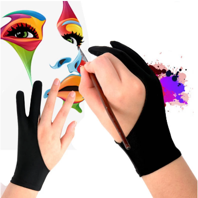 Punch Finger Painting Gloves For IPad And Tablet Antitouch