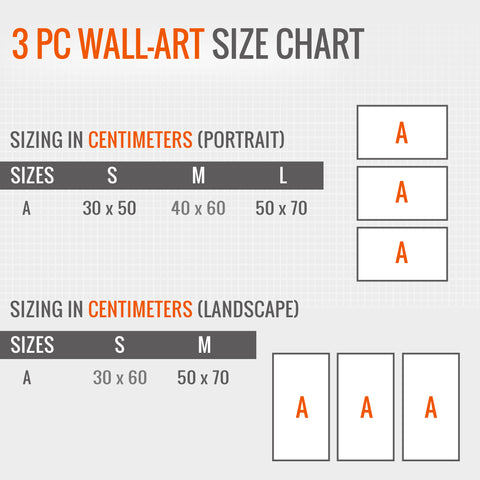 Portrait Size Chart