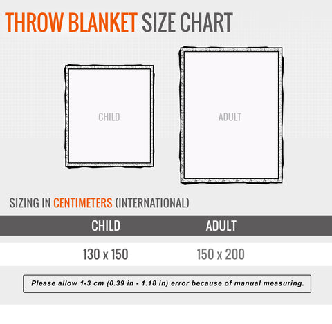 SIZE CHART – Fandomaniax