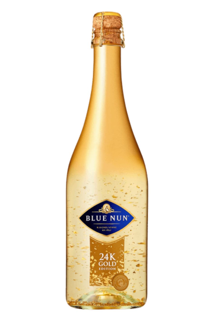 Шампанское золотое отзывы. Шампанское Blue nun. Blue nun 24k Gold. Blue nun вино. Блю нан 24к Голд.