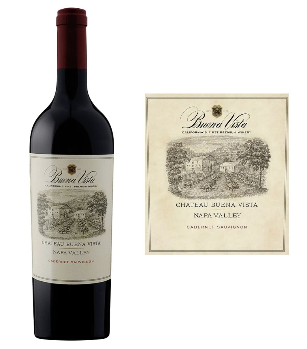 Buena Vista Chateau Buena Vista Cabernet Sauvignon Napa Valley 2020 (750 ml) - Buy Wines Online product image