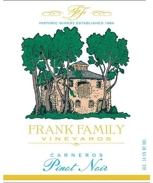 Frank Family Vineyards Pinot Noir 2018 (750 ml) - BuyWinesOnline.com