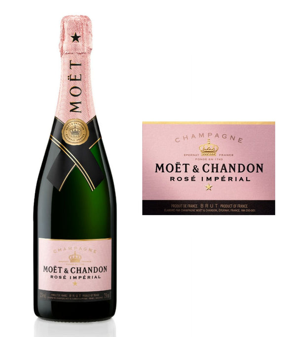 Moet & Chandon Imperial Rose Brut Champagne, Elegant and Floral Rose  Champagne