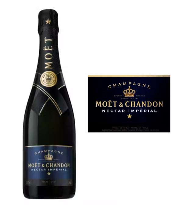 Moët & Chandon Impérial Brut Champagne AOC - 6 Bouteille de 75 cl