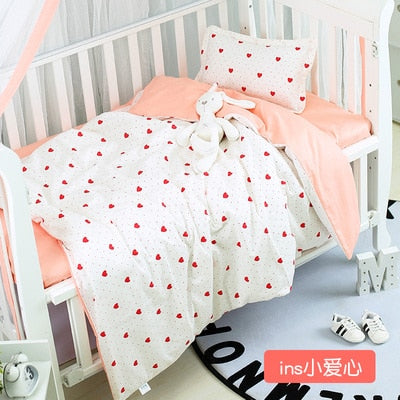 newborn baby bed sheet set