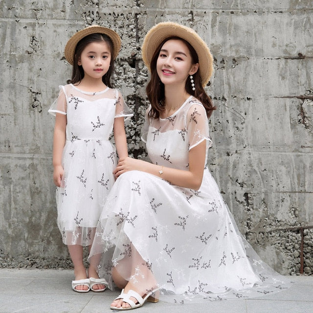 mother daughter set dress