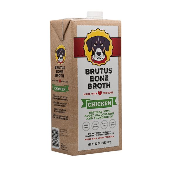 Brutus Bone Broth - Chicken Flavor box angled