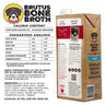 Nutritional analysis and ingredients of Brutus Bone Broth Beef Flavor. Please reference product description for details