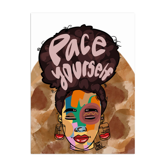 Pace Yourself Paper Print