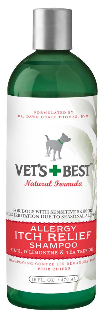 Vets Best Allergy And Itch Relief Shampoo 16 Oz Petwell Supply