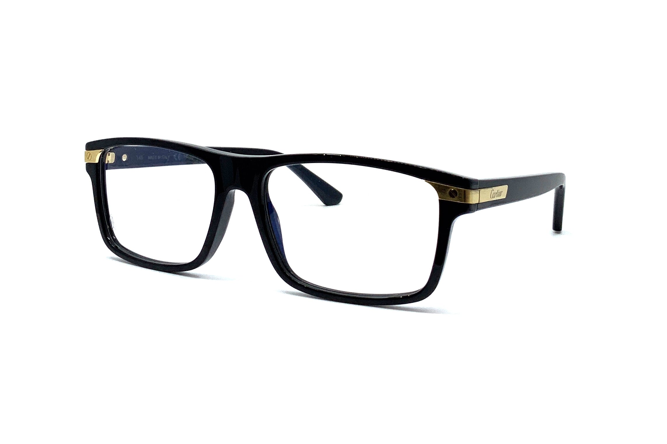 cartier ct0191o plastic mens eyeglasses