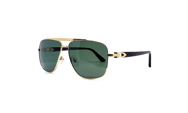 Breaksun Square Aviator Sunglasses for Men Women Fashion Vintage Diamond  Cutting Lens Classic Military Pilot Gradient Shades