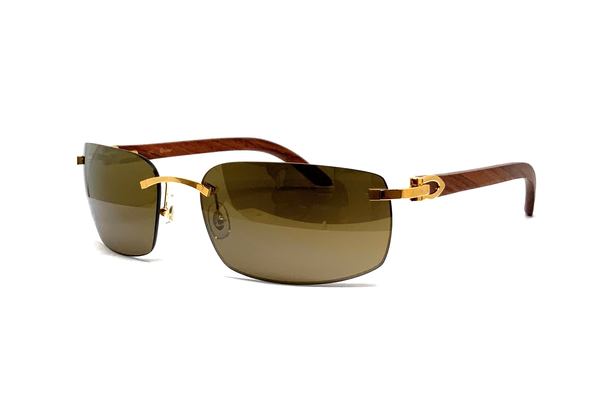 cartier bubinga wood sunglasses