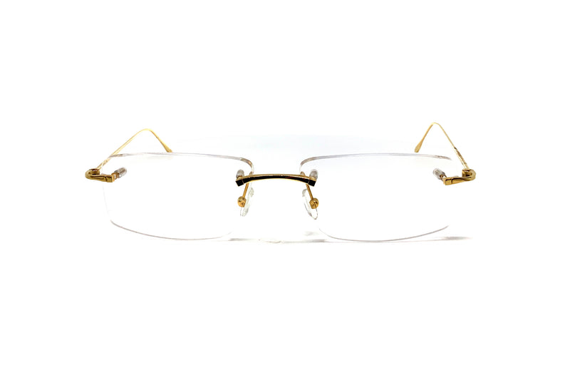 cartier gold frames mens