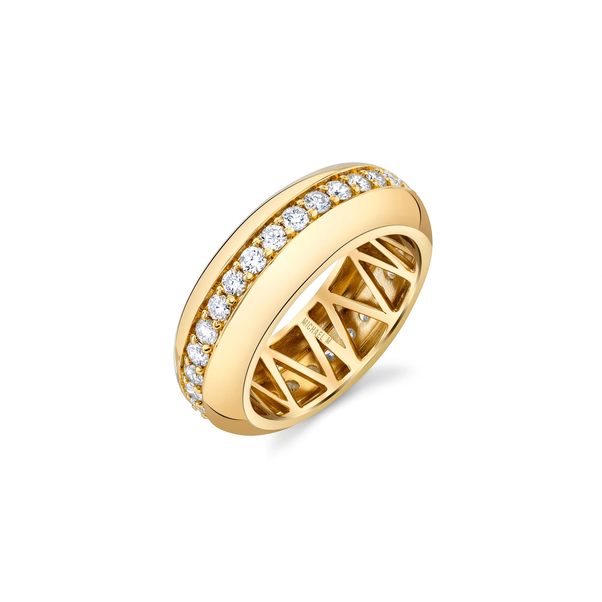 Bold Chunky Stacked Statement Ring in Gold | Uncommon James