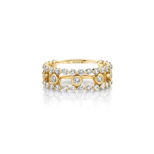 Cloud Stacked Ring | MICHAEL M