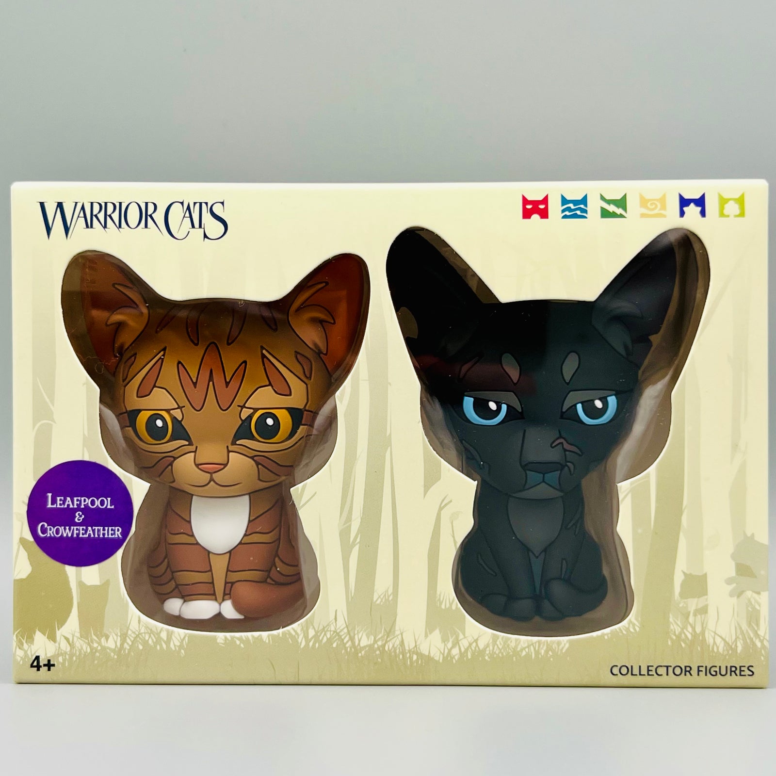 NIB Warrior Cats Figures Series 3 Collectable Figures Mudclaw and Ashfur