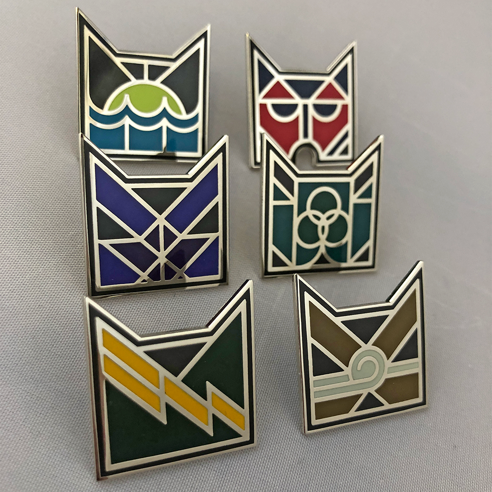 V2 of 6 Warriors Pins