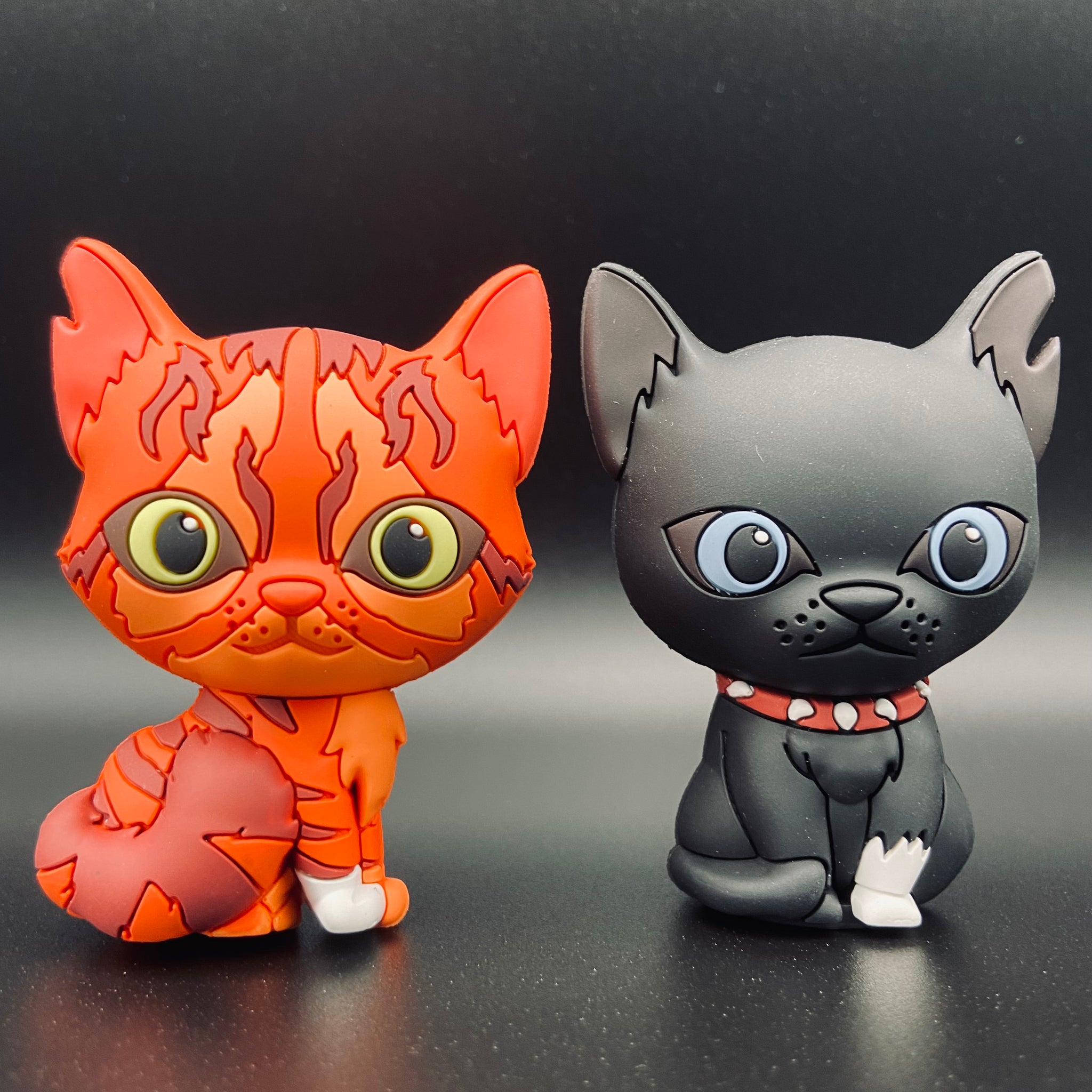 4pcs small figurines for kids miniature cat model Cat Figurines