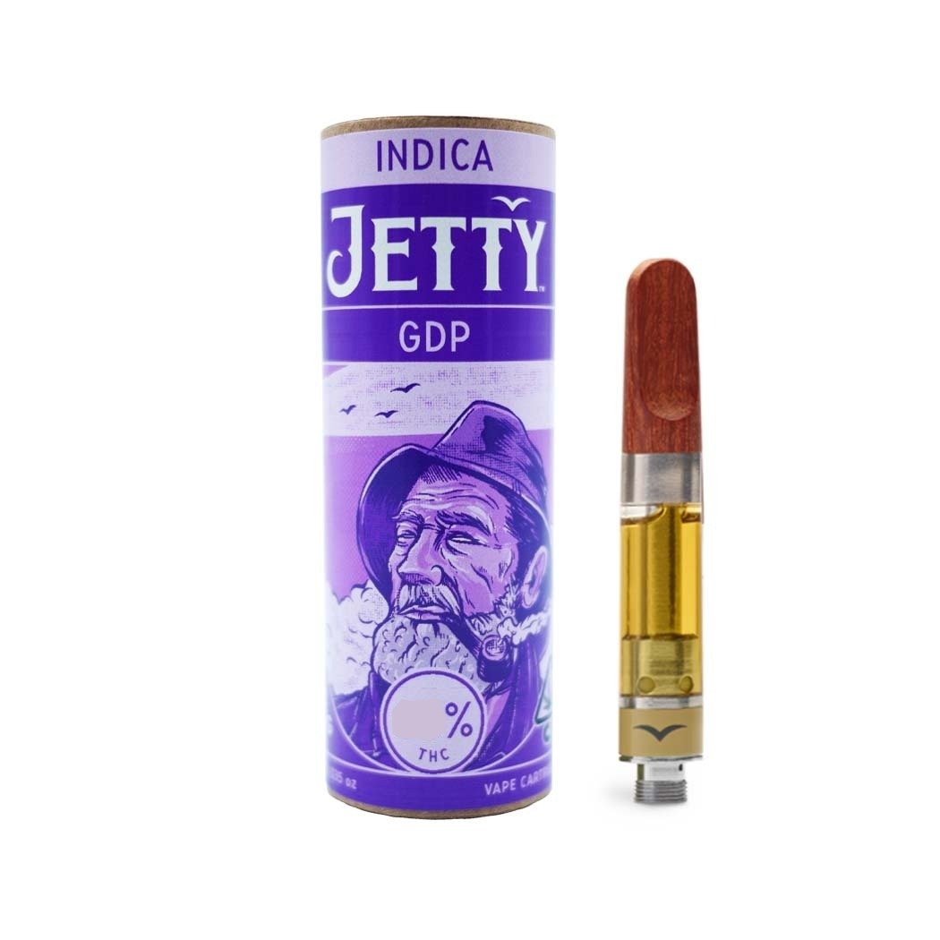 Jetty Extracts GDP High Potency 1g Cartridge 89.45% THC - Farmhouse Artisan Market vaporizer cartridge