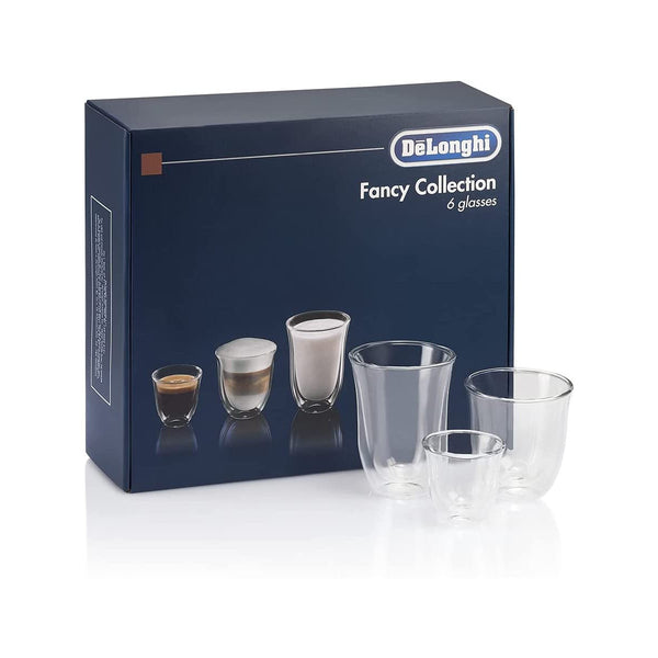 DeLonghi Double Walled Glassware Bundle (Espresso, Cappuccino, Latte) –  Home Coffee Solutions