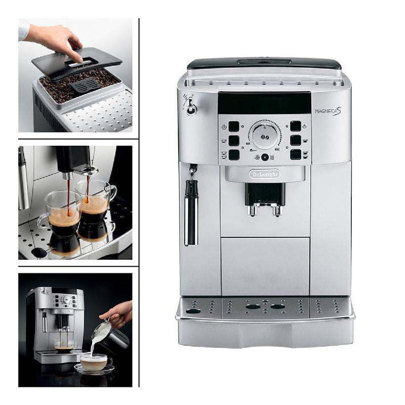 Кофемашина льет воду. Delonghi magnifica s. Delonghi кофемашина 22110. Delonghi magnifica s Smart. Кофемашина Delonghi magnifica 2018.