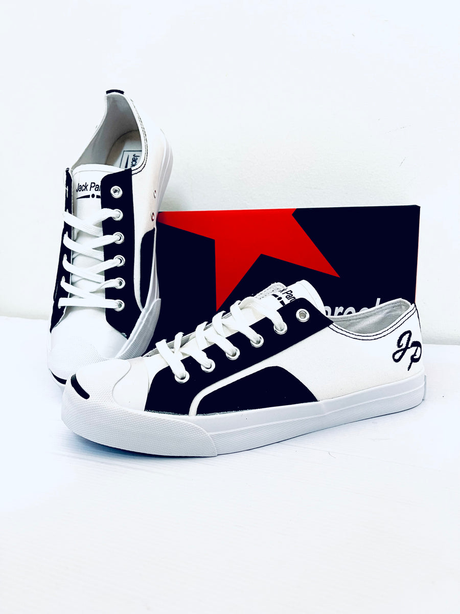 Original Jack Parcels Sneakers: Two-Tone - Black and White – Smitty's ...