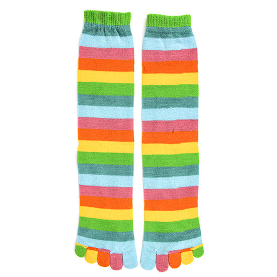 Rainbow Toe Socks : r/toesocks