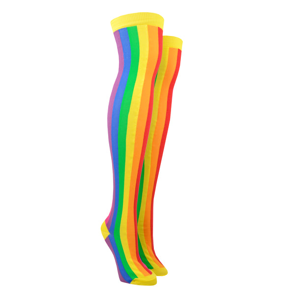 Women's Pastel Rainbow Toe Socks