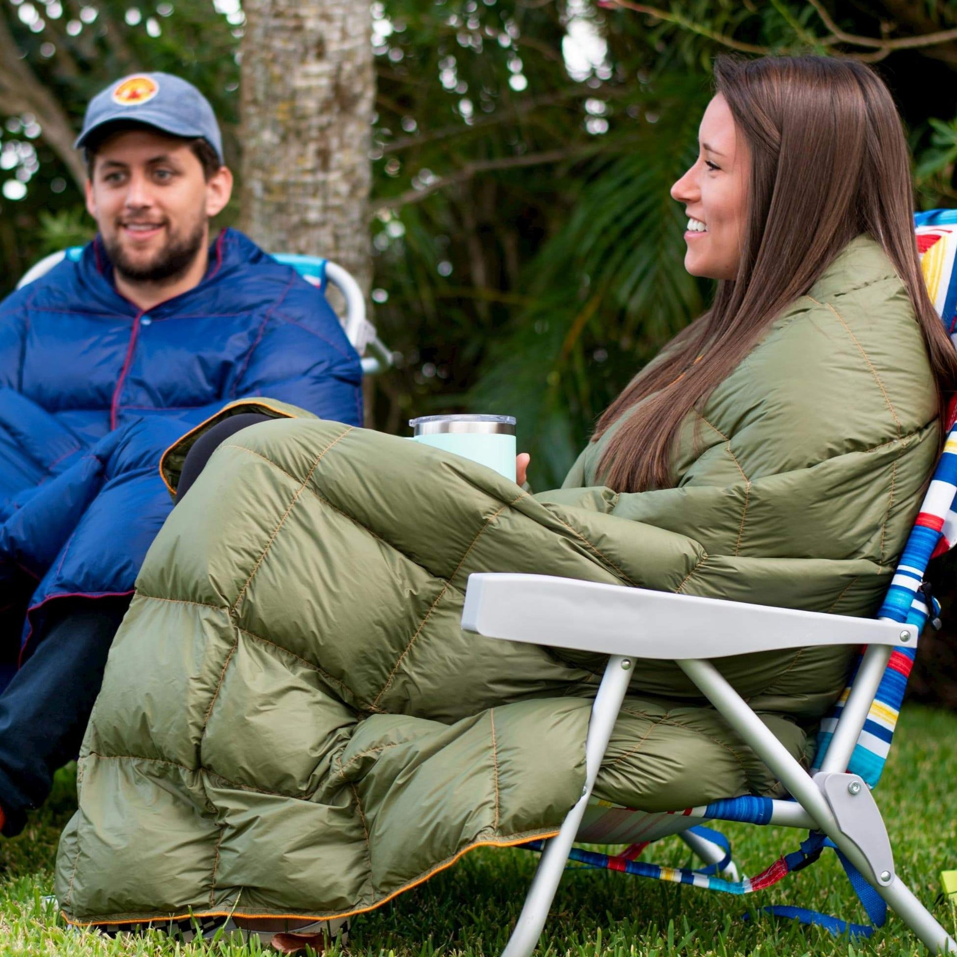 Image of Down Puffy Camping Blanket